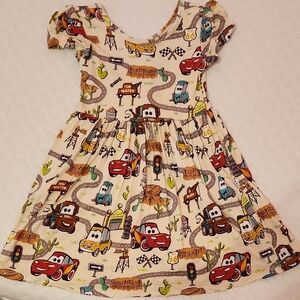 Little Sleepies Disney Cars Dress 4t